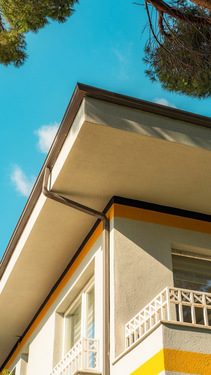 Services Modern house exterior featuring balconies and a vibrant facade in Istanbul, Turkey.